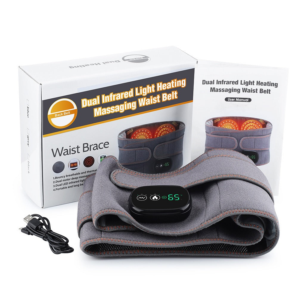 Heated Lower Back Relief Belt – Adjustable Comfort Wrap