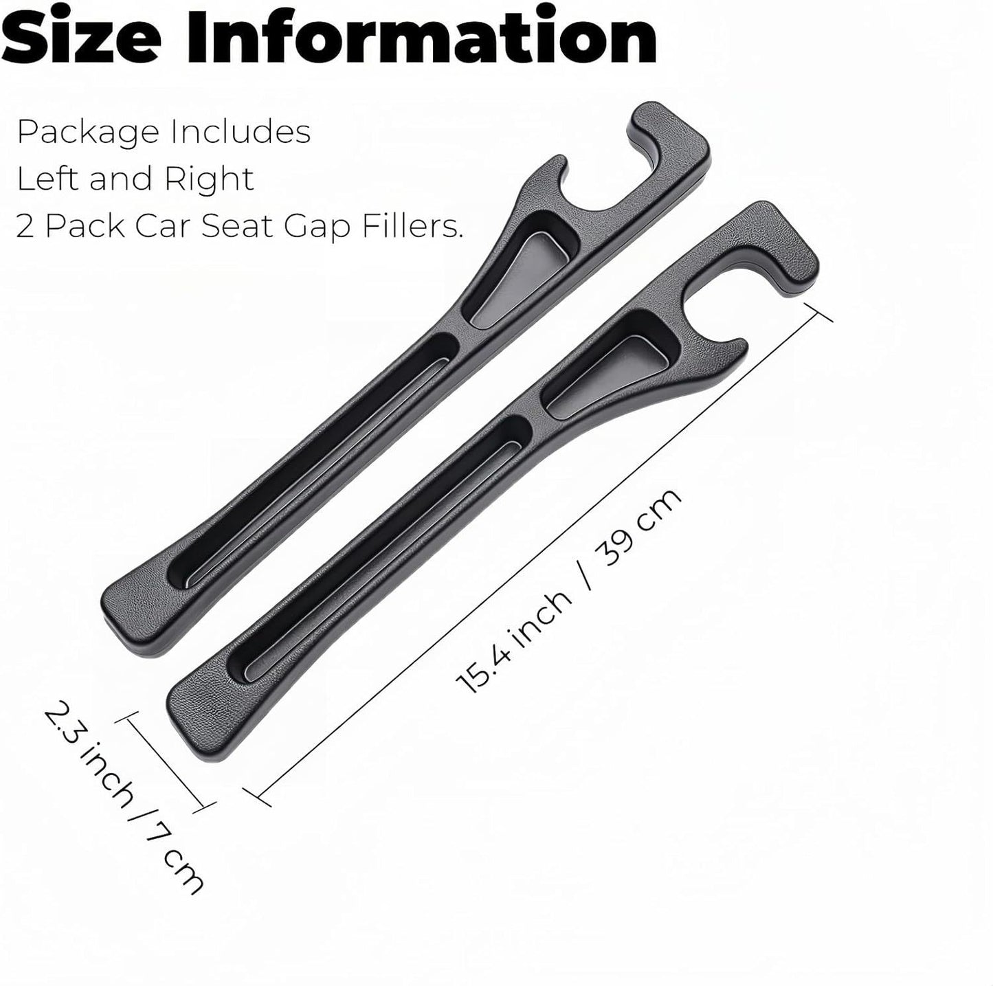 No-Drop Car Seat Gap Filler (2 Pack)